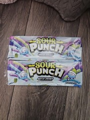X2 Sour Punch Arctic Straws Holiday Chewy Candy 08/26 Lime Cucumber Honeydew Li