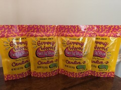 VIRAL Trader Joe’s Sweet & Sour Gummy Worms Candies, Zero Sugar, 4 Bags