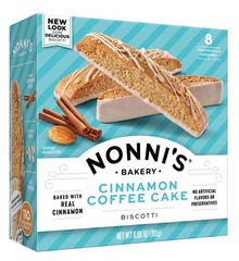 🟠 New Nonni’s Bakery Cinnamon Coffee Cake Biscotti Italian Cookies 6.88oz