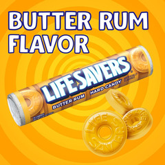 Butter Rum Hard Candy Bulk, 1.14 Ounce (20 Single Packs)