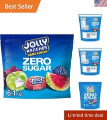 Zero Sugar Assorted Fruit Flavored Hard Candy Bag, 6.1 oz Pack of 8