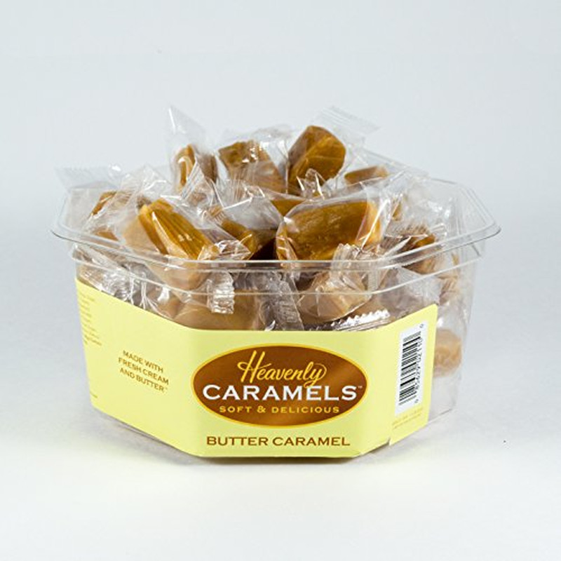 J Morgan Confections Heavenly Caramels, Butter Flavor (1 Lb. 2 Oz, 45 Ct, Singl