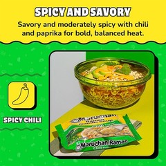 Chili Flavor Instant Ramen Noodles – 24 Pack, Quick Meals for Busy Families