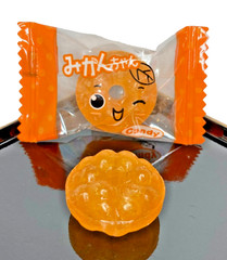 Japan Candy Kawaguchi Seika Mikan-chan Mandarin Orange Candy 124g × 10 bags