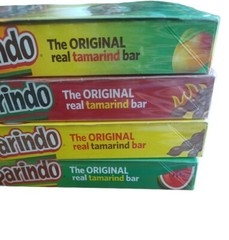 PULPARINDO 4 BOXS MEXICANA CANDY MANGO.WATERMOLON. TAMARIND O. TAMARIND 80 BARS