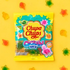 Chupa Chups Sour Bites / Fluffy Panda / Ocean Mix Gummies 60g 5 /10 Packs Set