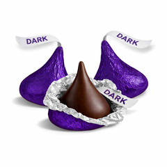 Hershey’s Kisses Special Dark Chocolate 10lb Bulk Bag Individually Wrapped Candy