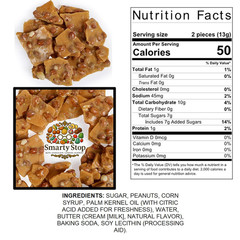 Home Style Peanut Brittle Candy by Smarty Stop (1 Pound (Pack of 1))