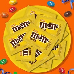 M&M’s Peanut Milk Chocolate Fun Size Candy 10.57 oz Sharing Party Bag