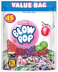 Charms Blow Pop Lollipops – Individually 45 Count (Pack of 1), Assorted