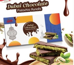 Dubai Chocolate Bar with Pistachio 100g ~ Fresh From Dubai