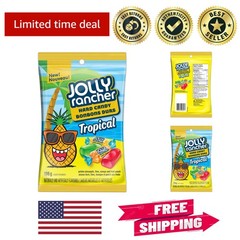 Tropical Fruit Punch & Mango Hard Candy – 7 oz Individually Wrapped Treats