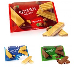 Ukrainian Sweets ROSHEN Crispy Classic Wafers Hazelnut, Milk Chocolate 72g 2.5oz