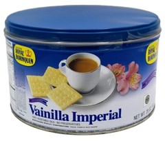Royal Borinquen Baked Imperial Vanilla Cookies 100% Vegetable Oil Pack Of 20 Oz.