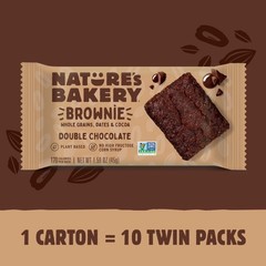 Double Chocolate Brownie Twin Packs 10 Count 1.59 oz