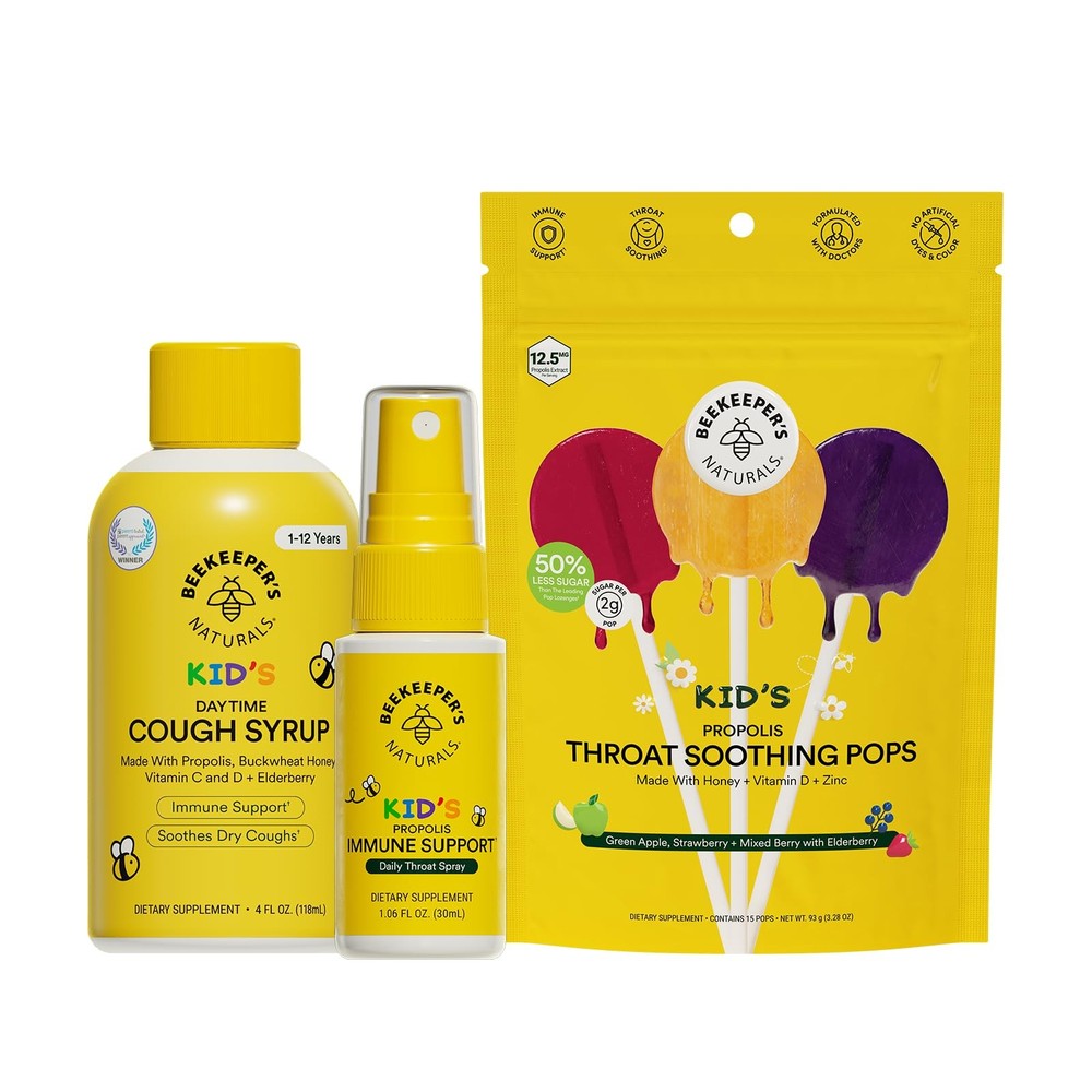 Beekeeper’s Naturals Kid’s Immune Support Kids Bundle, B08vrhgw1y