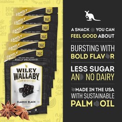 Licorice 24 Ounce Classic Gourmet Soft & Chewy Australian Black Licorice Cand…