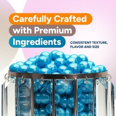 Shimmer Gumballs for Gumball Machine Pearl Assorted 1 Count (Pack of 1), Blue