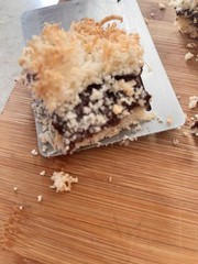 Keto Coconut Fudge Bars * Keto Coconut Fudge Butter Crumb Bars * Diabetic & GF