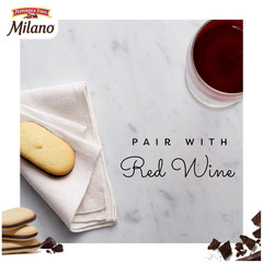 Milano Milk Chocolate Cookies, 6 OZ Bag (15 Cookies)