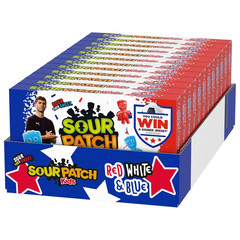 Red, White & Blue Soft & Chewy Candy, Bulk Candy, 12-3.08 Oz Boxes