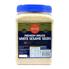 Premium Hulled White Sesame Seeds 1.2kg Gluten Free Vegan No Artifical Colour