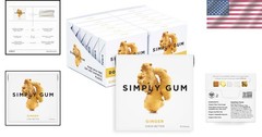 Plastic-Free Ginger Gum, Real Ingredients, 180 Pieces