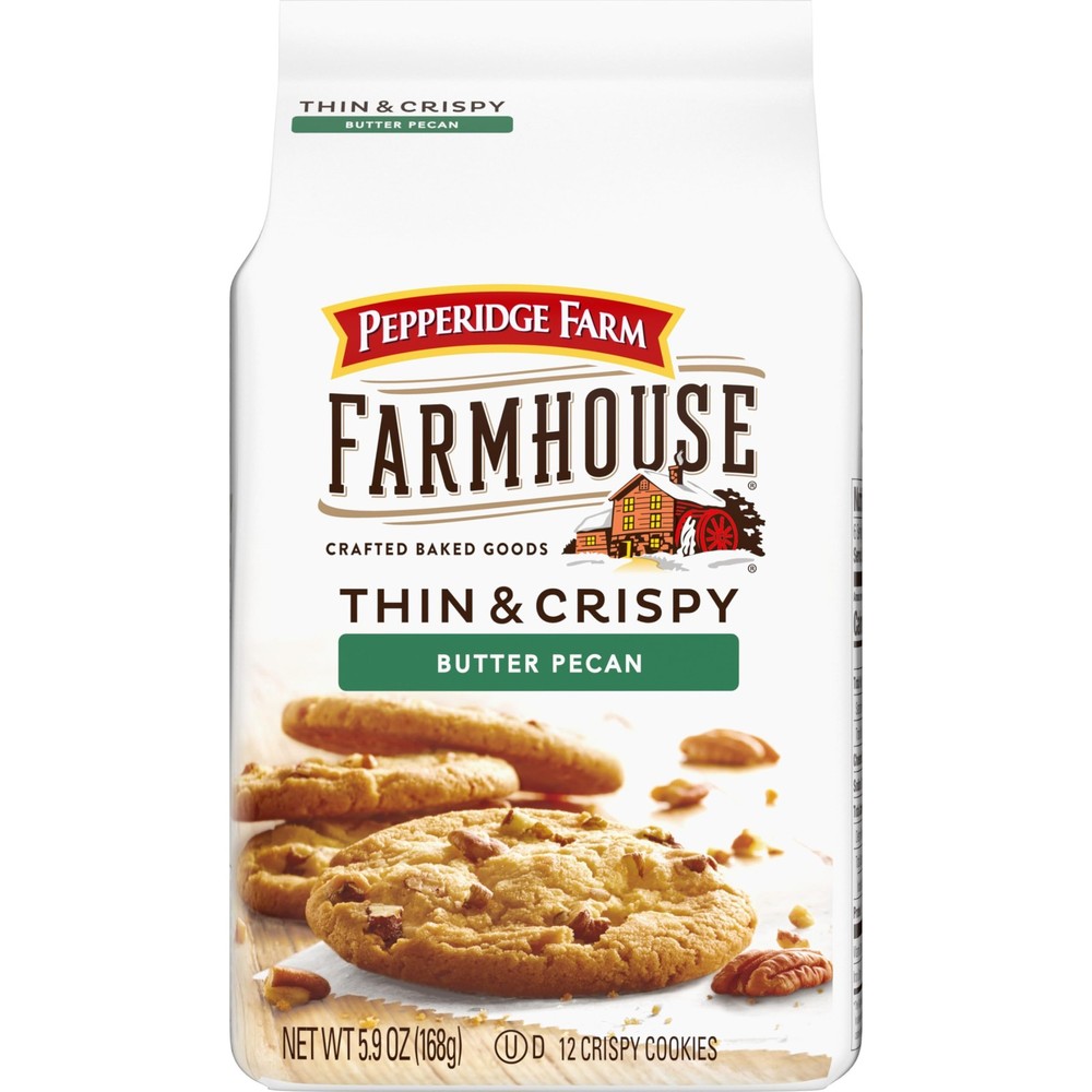 Pepperidge Farm Farmhouse Thin & Crispy 5.9 Ounce (Pack of 1), Brown, Yellow