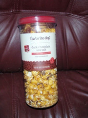 Favorite Day Christmas Dark Chocolate Sea Salt Caramel Corn Clusters 18 oz