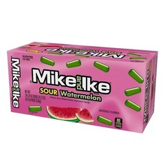 Mike and Ike Sour Watermelon Candy, 0.78 Ounce Box (Pack of 24)