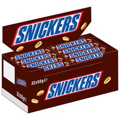 1 BIG BOX Snickers 32 x 50g BARS CHOCOLATE NEW from Germany