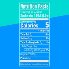 EXTRA Peppermint Sugar Free Gum Back To School 45 Count (Pack of 1), Cyan