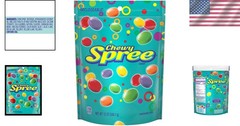 12oz Spree Assorted Fruity Hard Candy – Resealable for Freshness, Treat