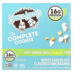 Lenny & Larry’s The Complete Cookie White Chocolate Macadamia Pack of 12