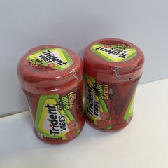 Trident Vibes SOUR PATCH KIDS Redberry Sugar-Free Chewing Gum, 40 Piece Bottle