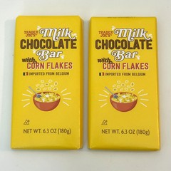 2X Pack Trader Joe’s Milk Chocolate Bar with Corn Flakes 6.3 oz Each