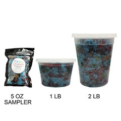 Poppin Crunch Blue Raspberry Gushers Candy Snacks Choice of Sweet or Sour