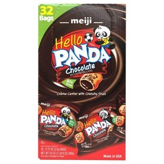 Meiji Hello Panda Chocolate 0.75oz 32ct.