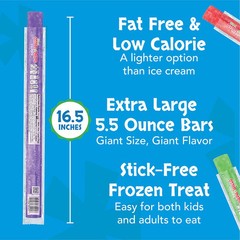 Otter Pops 27 Count Fat Free Gluten Free Ice Pops Variety Summer Treats