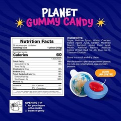 Earth Planet Gummy Balls – Jar (30 Count) – Strawberry Jelly Filled Gummies