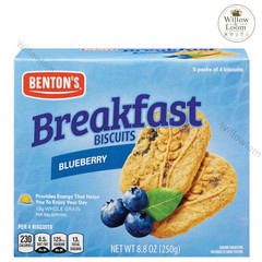 Benton’s Breakfast Biscuits 2 Flavor Blueberry & Cinnamon Whole Grain 8.8oz Each