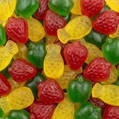 Fruit Flavor Soft Candy Jelly – 24 Pack , Assorted Apple Orange Strawberry
