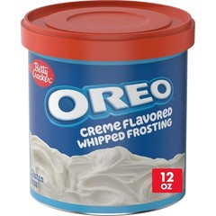 Betty Crocker OREO Creme Whipped Frosting, Gluten Free, 12 oz
