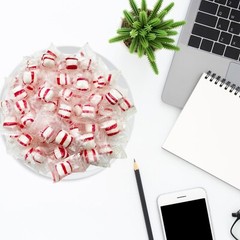 Soft Mint Peppermint Flavored Puffs Bulk Delicious Hard Candy (5 Pounds) On Sale