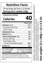 Fortuin Wilhelmina Mints 3.5 Ounce Box (Pack of 12), White