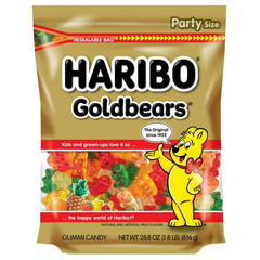 HARIBO Goldbears Gummy Bears 28.8 oz, Bulk Party Size Bag