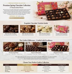 Godiva Belgium 1926 Assorted Chocolate Creations Gift Set 11.3 oz/ 27ct 2PK NIB