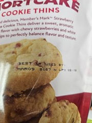 (2) Strawberry Shortcake Cookie Thins ~Limited~ Member’s Mark Brand – 2 lbs