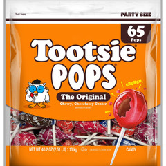 Tootsie Pops, The Original, Assorted Peanut Free and Gluten Free Lollipops, 65 C