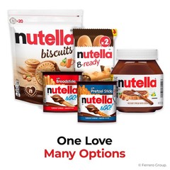 Nutella Biscuits Cookies Filled with Hazelnut 9.7 Ounce (Pack of 1)